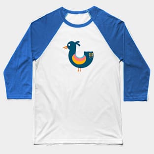 Blue Birdy Baseball T-Shirt